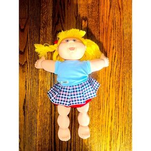 Cabbage Patch 2004 Play Along Girl Doll With School Girl Blonde Doll